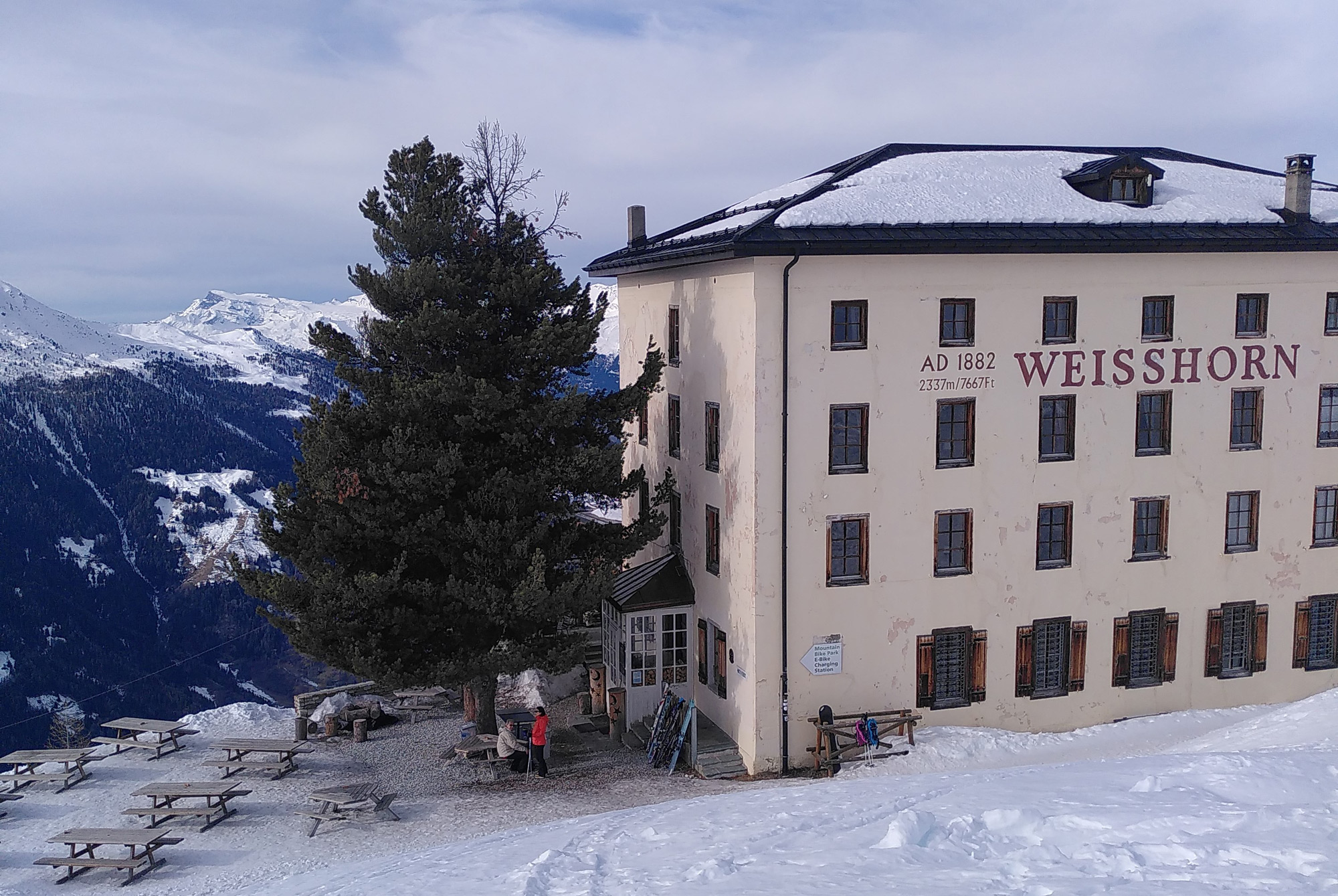 Das Hotel und Restaurant Weisshorn 
